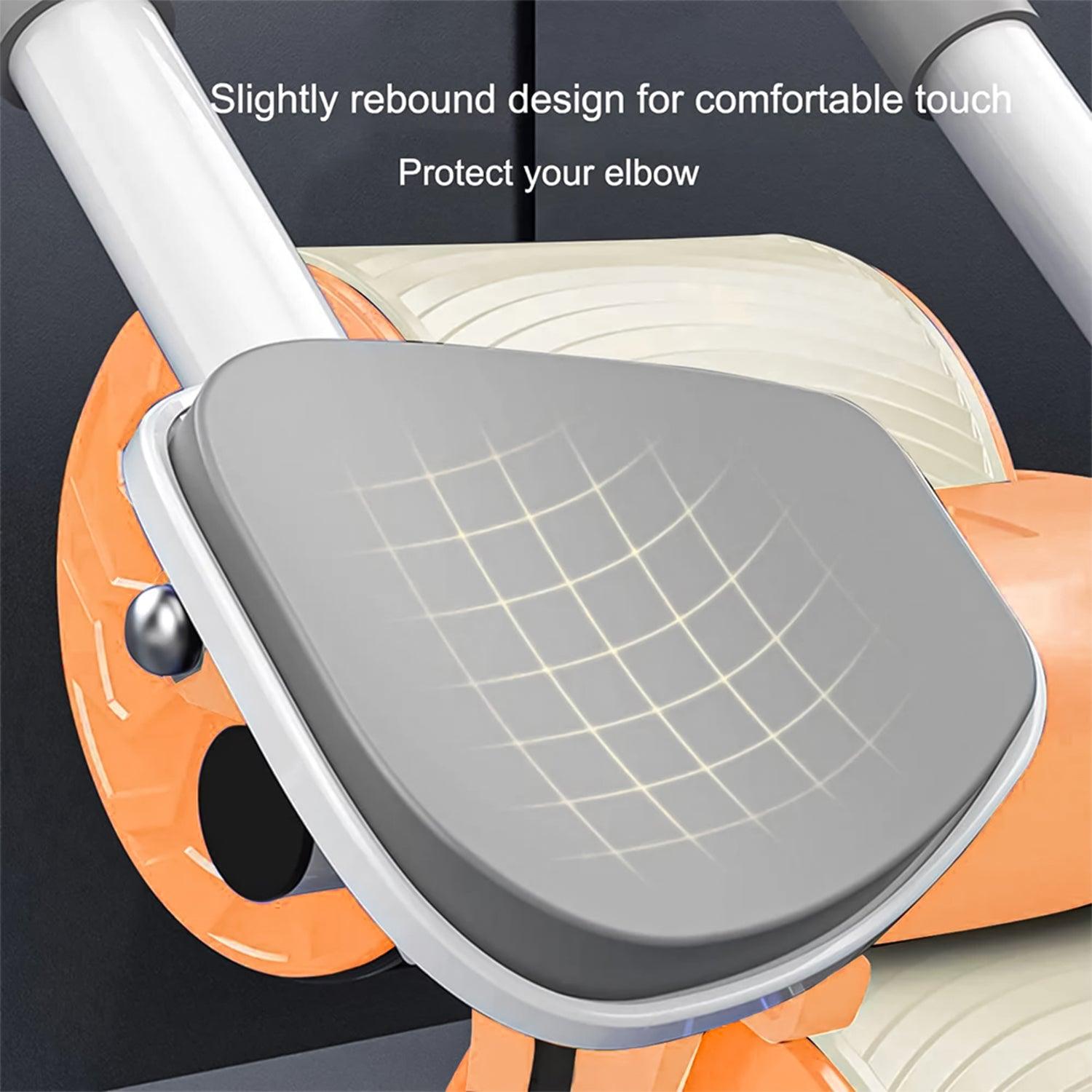 Roller for Abs Workout - Ab Roller Wheel Automatic Spring Back Elbow Support Tool Exercise & Fitness - Tophatter Daily Deals