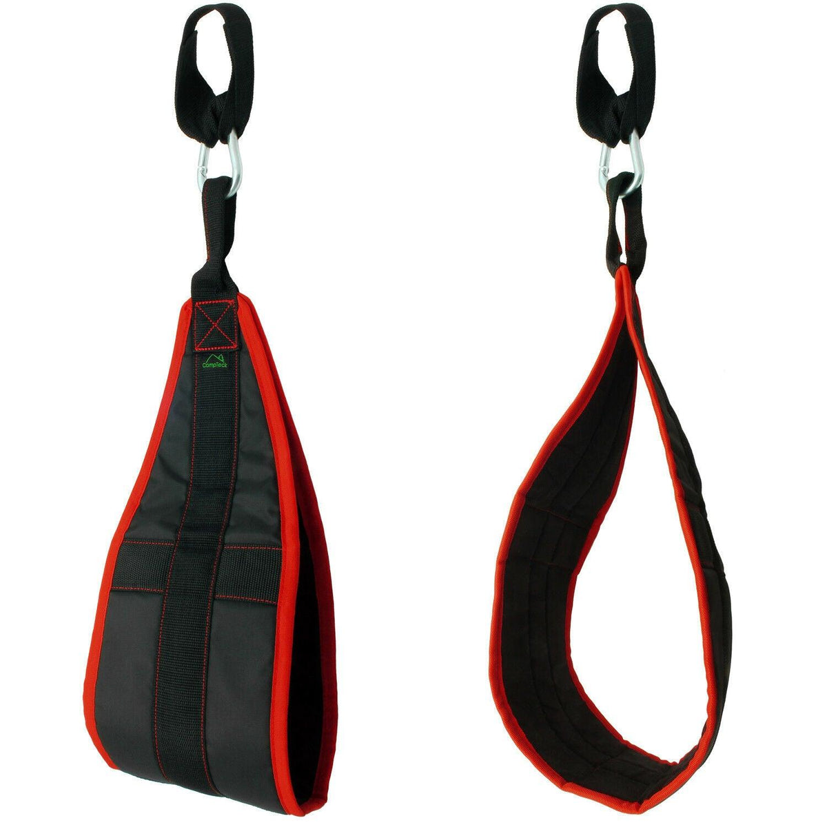 Hanging Ab Straps - Ab Slings Straps - Rip Resistant Heavy Duty Pair for Pull Up Bar Hanging Leg Raiser Fitness with Big D-ring Steel Quick Exercise & Fitness - Tophatter Daily Deals