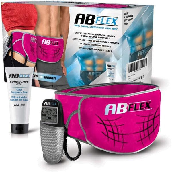 Stomach Toner Belt - ABFLEX Ab Toning Belt and Ab Stimulator for Slender Toned Stomach Muscles Health Care - Tophatter Daily Deals