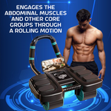 Abdominal Roller Wheel – 6 Elbow Support Non-Slip Fitness Wheel for Abs Workout & Core Training Exercise & Fitness - Tophatter Daily Deals