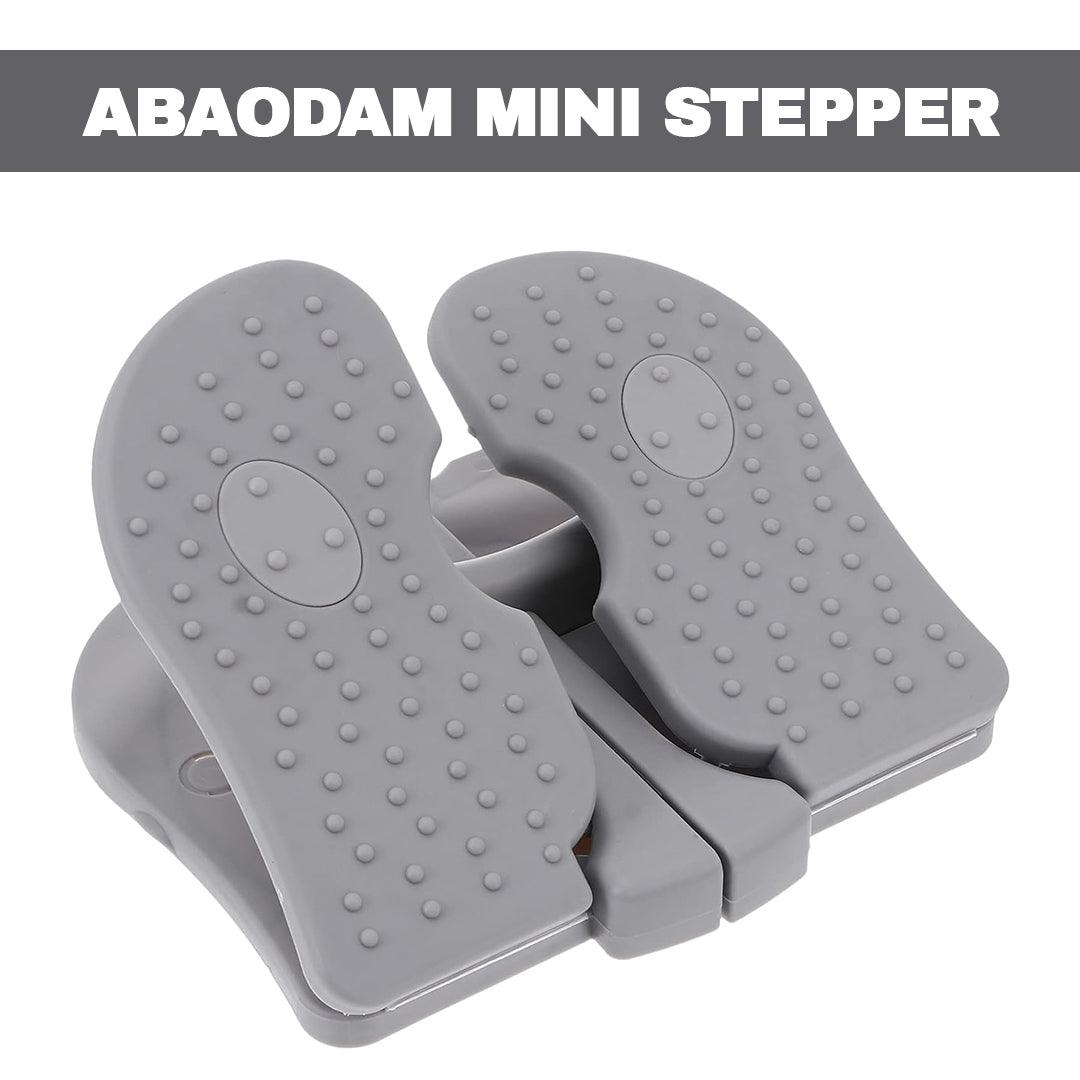 Mini Stepper UK - Foldable Foot Step Treadmill Fitness Equipment Leg Trainer Ash Exercise & Fitness - Tophatter Daily Deals