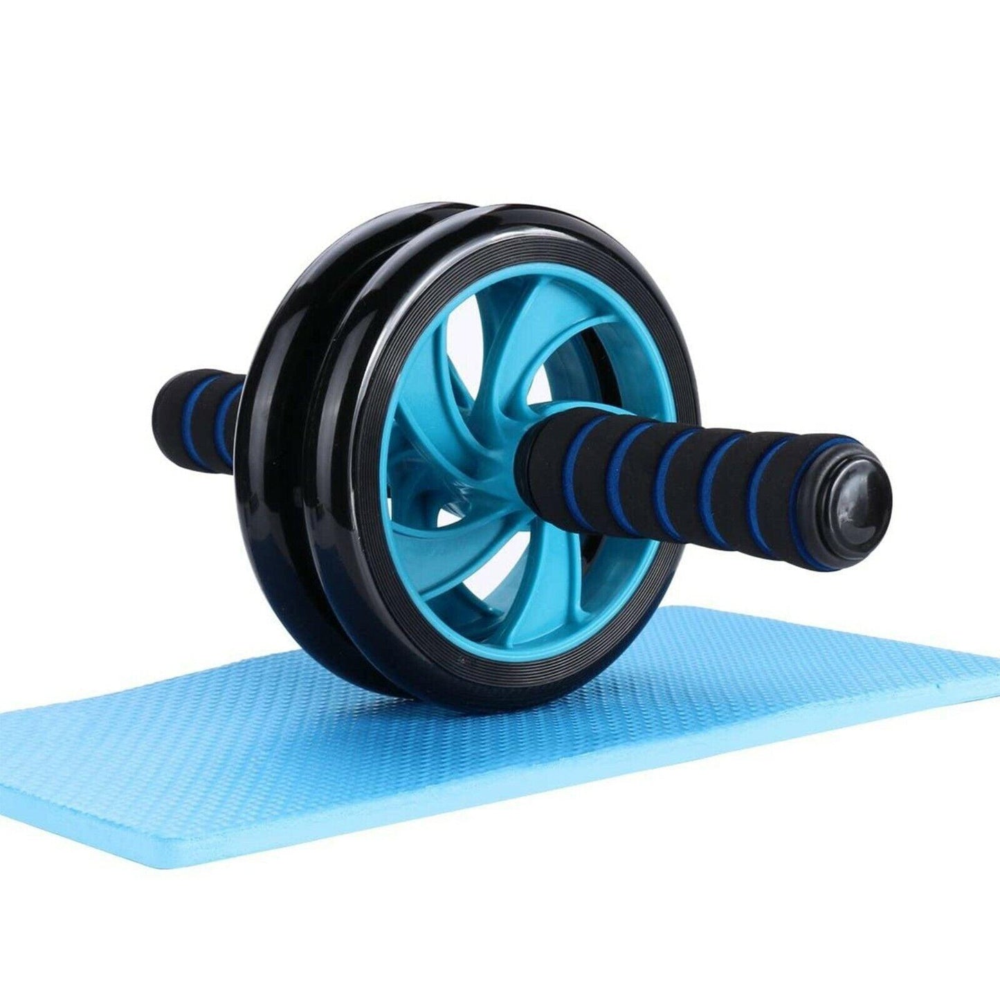 AB Roller Wheel - Abdominal Roller Exercise Wheel for Home Gym Fitness Equipment Accessories Exercise & Fitness - Tophatter Daily Deals