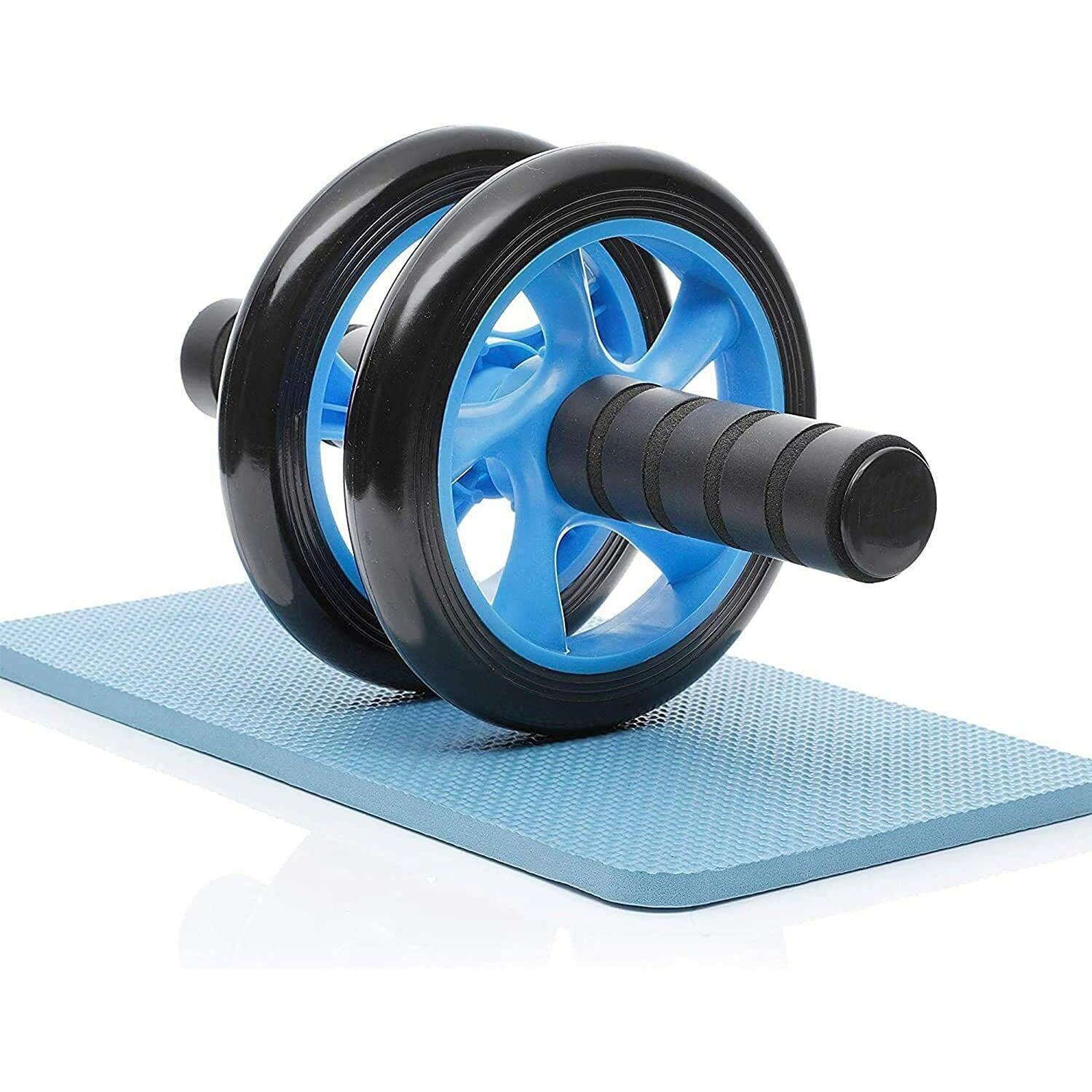 AB Roller Wheel - Abdominal Roller Exercise Wheel for Home Gym Fitness Equipment Accessories Exercise & Fitness - Tophatter Daily Deals