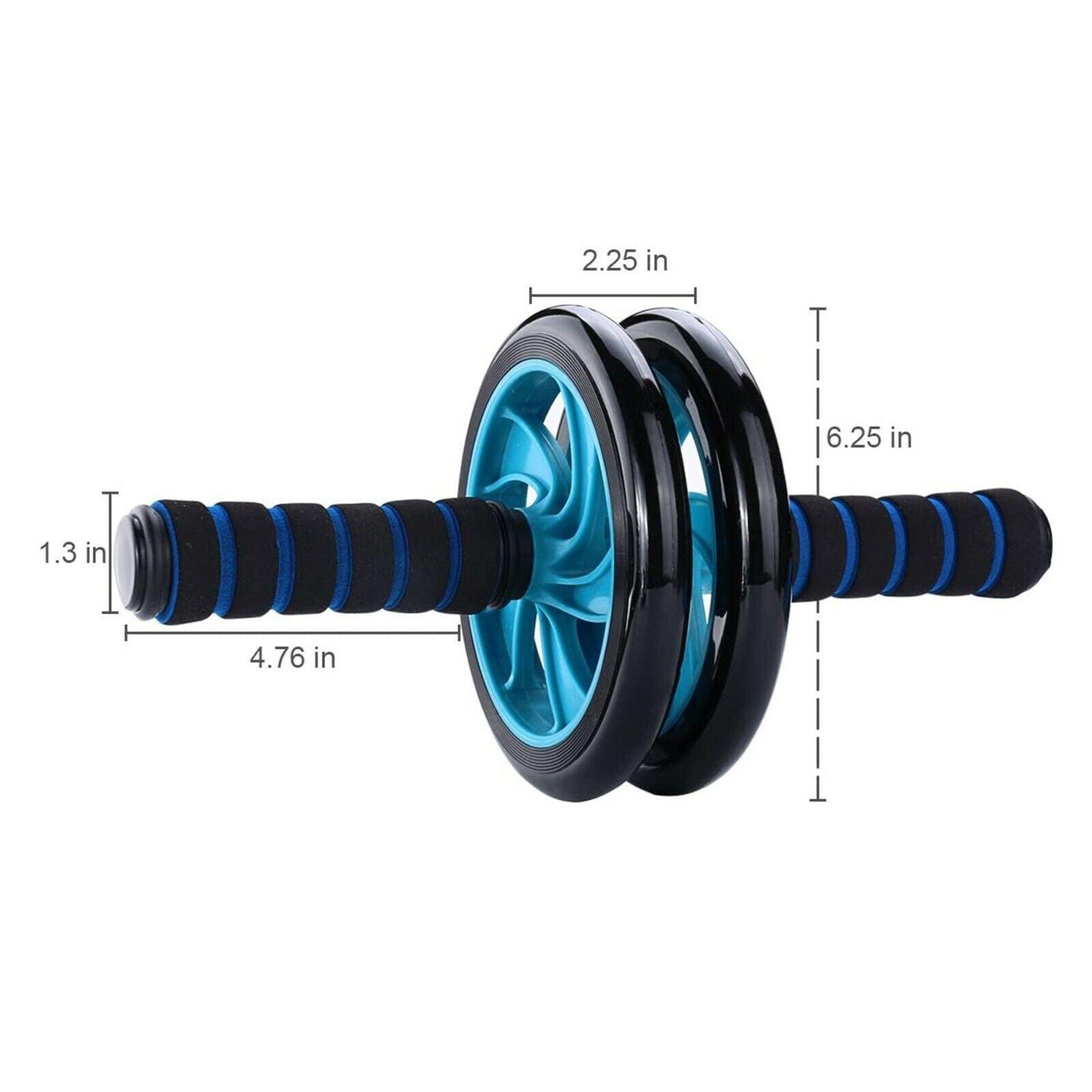 AB Roller Wheel - Abdominal Roller Exercise Wheel for Home Gym Fitness Equipment Accessories Exercise & Fitness - Tophatter Daily Deals