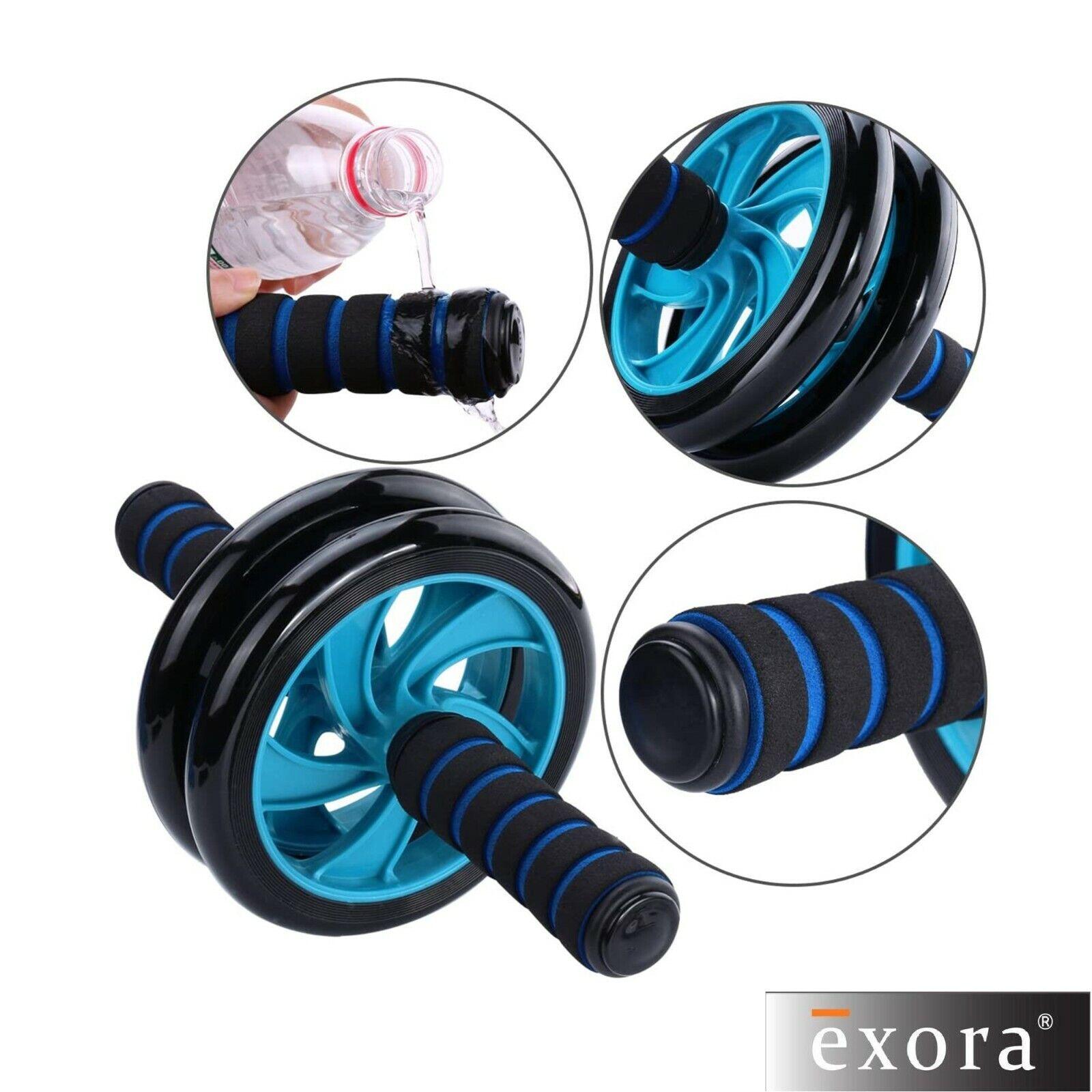 AB Roller Wheel - Abdominal Roller Exercise Wheel for Home Gym Fitness Equipment Accessories Exercise & Fitness - Tophatter Daily Deals