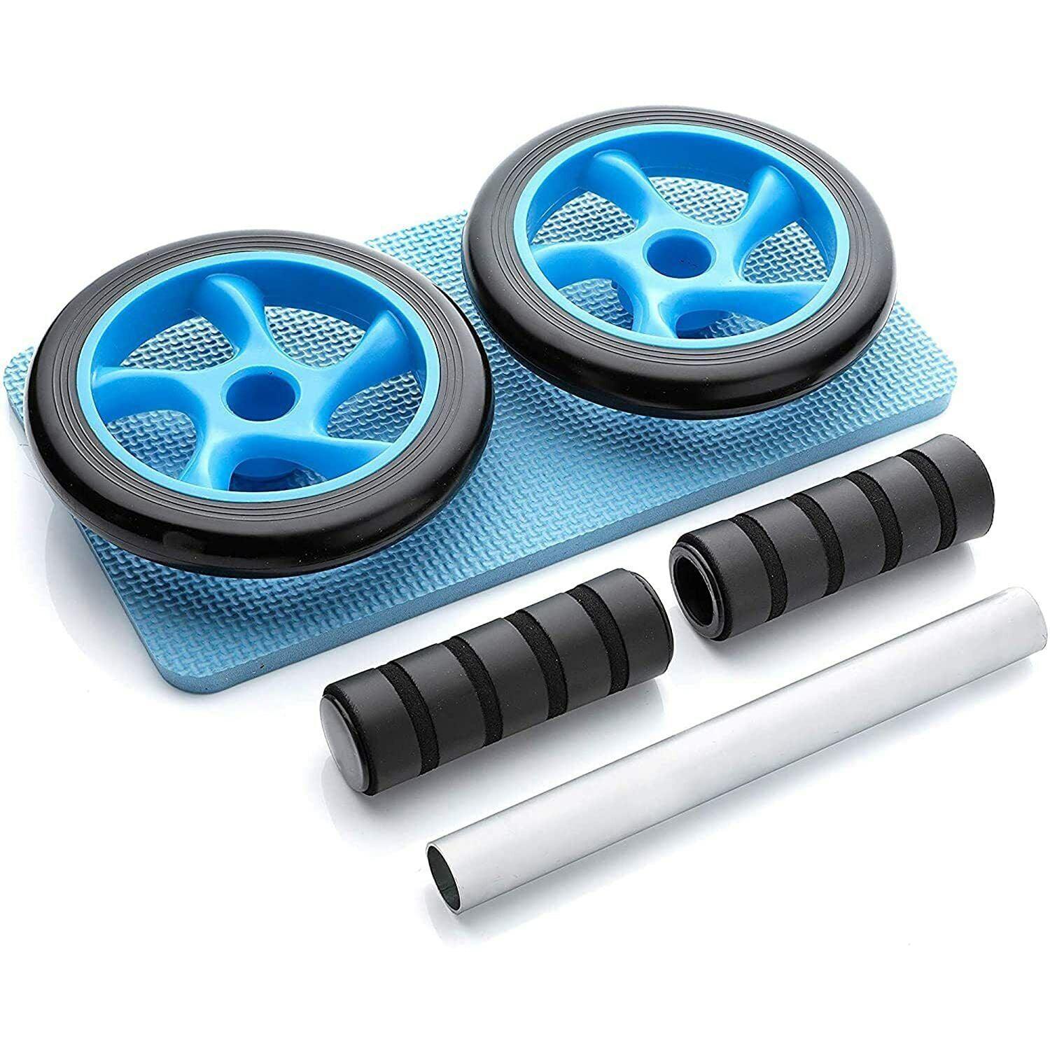 AB Roller Wheel - Abdominal Roller Exercise Wheel for Home Gym Fitness Equipment Accessories Exercise & Fitness - Tophatter Daily Deals
