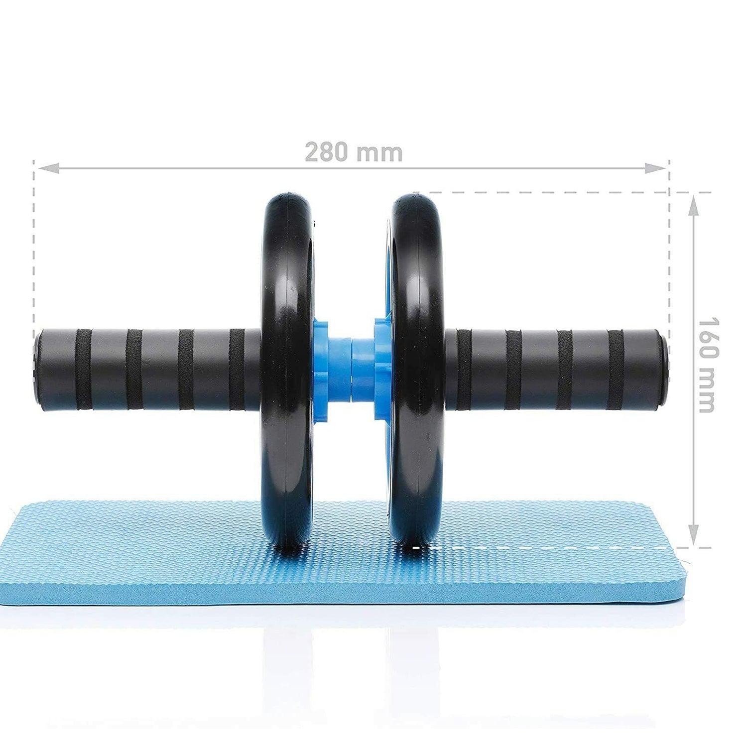 AB Roller Wheel - Abdominal Roller Exercise Wheel for Home Gym Fitness Equipment Accessories Exercise & Fitness - Tophatter Daily Deals