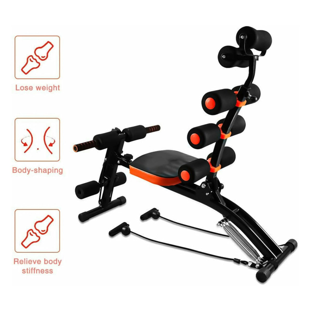 Stomach Exercise Equipment - Abdominal Trainer Core Abs Exercise Chair Exercise & Fitness - Tophatter Daily Deals