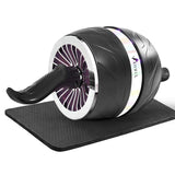 Abdominal Exercise Roller - Chunky wheel AB Roller with Extra Thick Knee Pad Core Workout Abdominal Exercise Exercise & Fitness - Tophatter Daily Deals