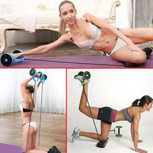 Rolling Wheel for ABS - Portable Ab Wheel Fitness Abdominal Roller Leg Exercise ABS Workout Training Exercise & Fitness - Tophatter Daily Deals
