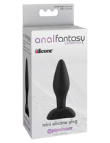 Anal Fantasy Collection Mini Silicone Plug Black 7.5 cm Butt Plug > Anal Range > Butt Plugs - Tophatter Daily Deals