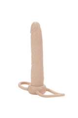 Cal Exotics - Accommodator Dual Penetrator Strap-On - Ivory Sex Toy - Tophatter Daily Deals