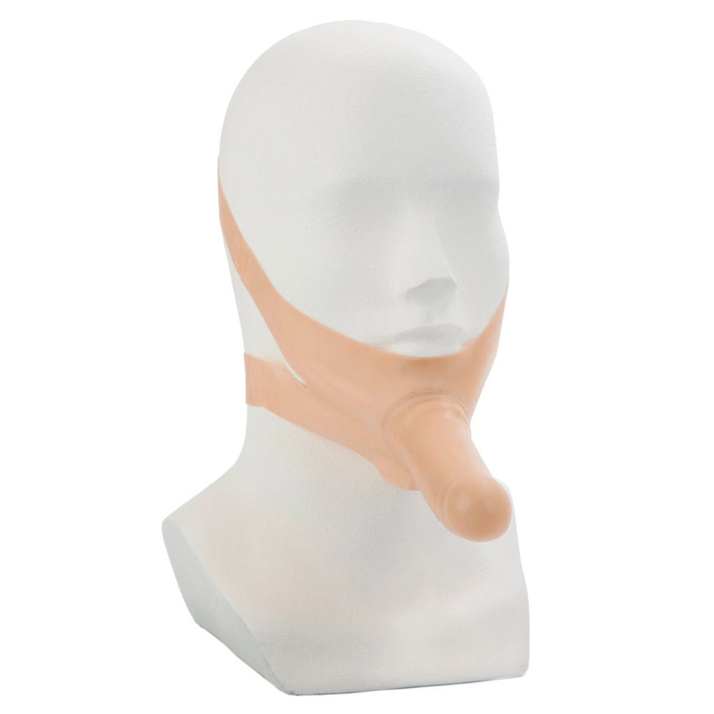 Accommodator 5 Inch Wearable Face Strap On Dildo Flesh > Bondage Gear > Gags and Bits - Tophatter Daily Deals