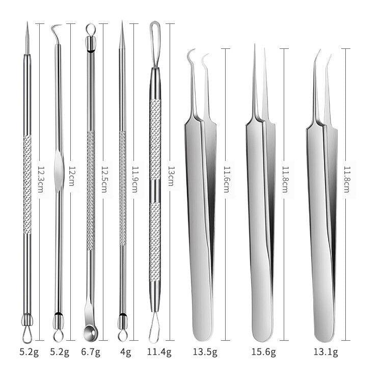 Blackhead Remover Needle - Acne Needle Kit Blackhead Remover Pimple Blemish Comedone Extractor Tweezer Tool Health & Beauty - Tophatter Daily Deals