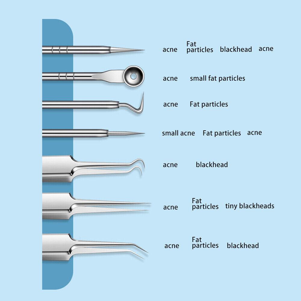 Blackhead Remover Needle - Acne Needle Kit Blackhead Remover Pimple Blemish Comedone Extractor Tweezer Tool Health & Beauty - Tophatter Daily Deals