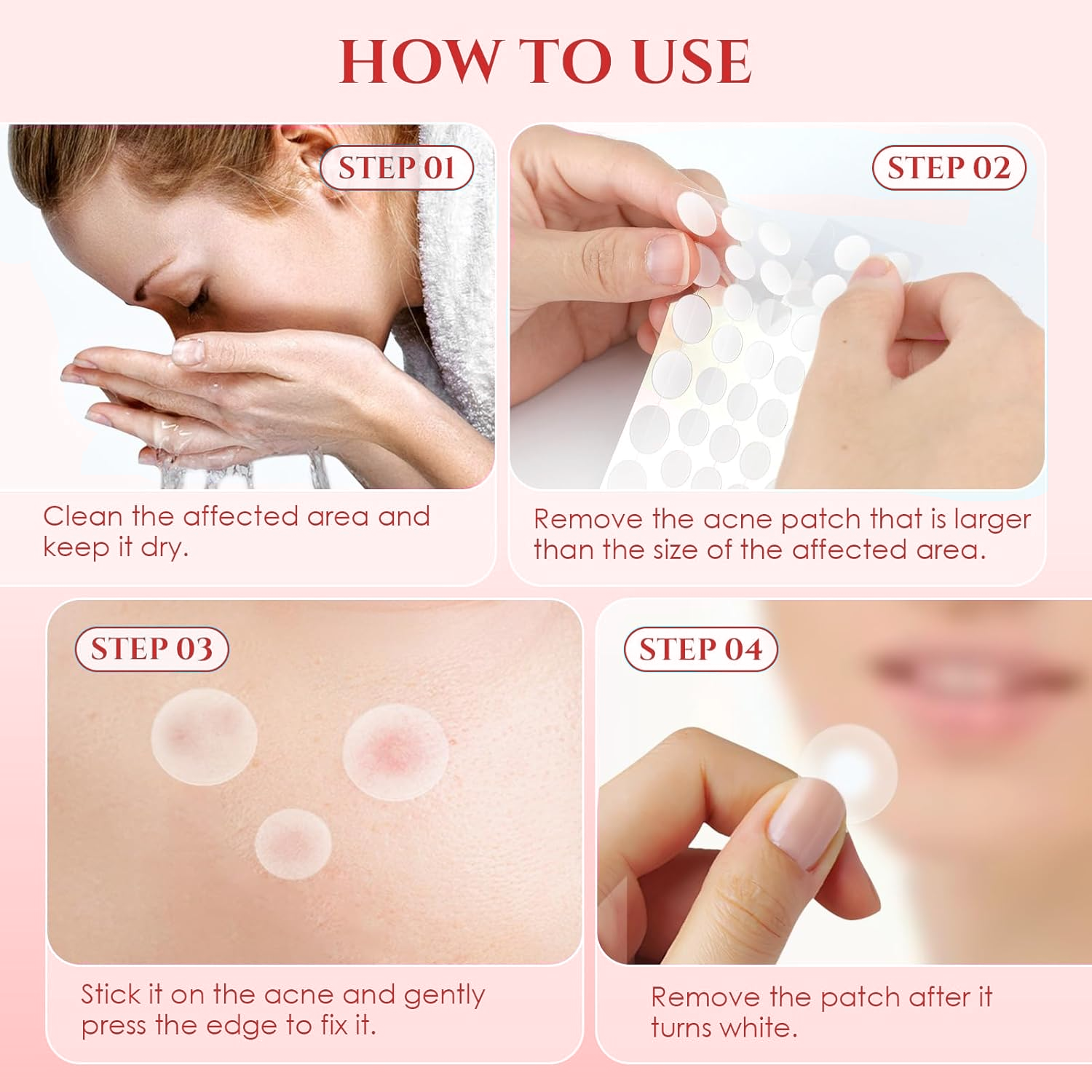 Clear Pimple Patch - 36pcs Sheet Acne Patch Tag Hydrocolloid Pimple Spot Acne Healing Dots Personal Care - Tophatter Daily Deals