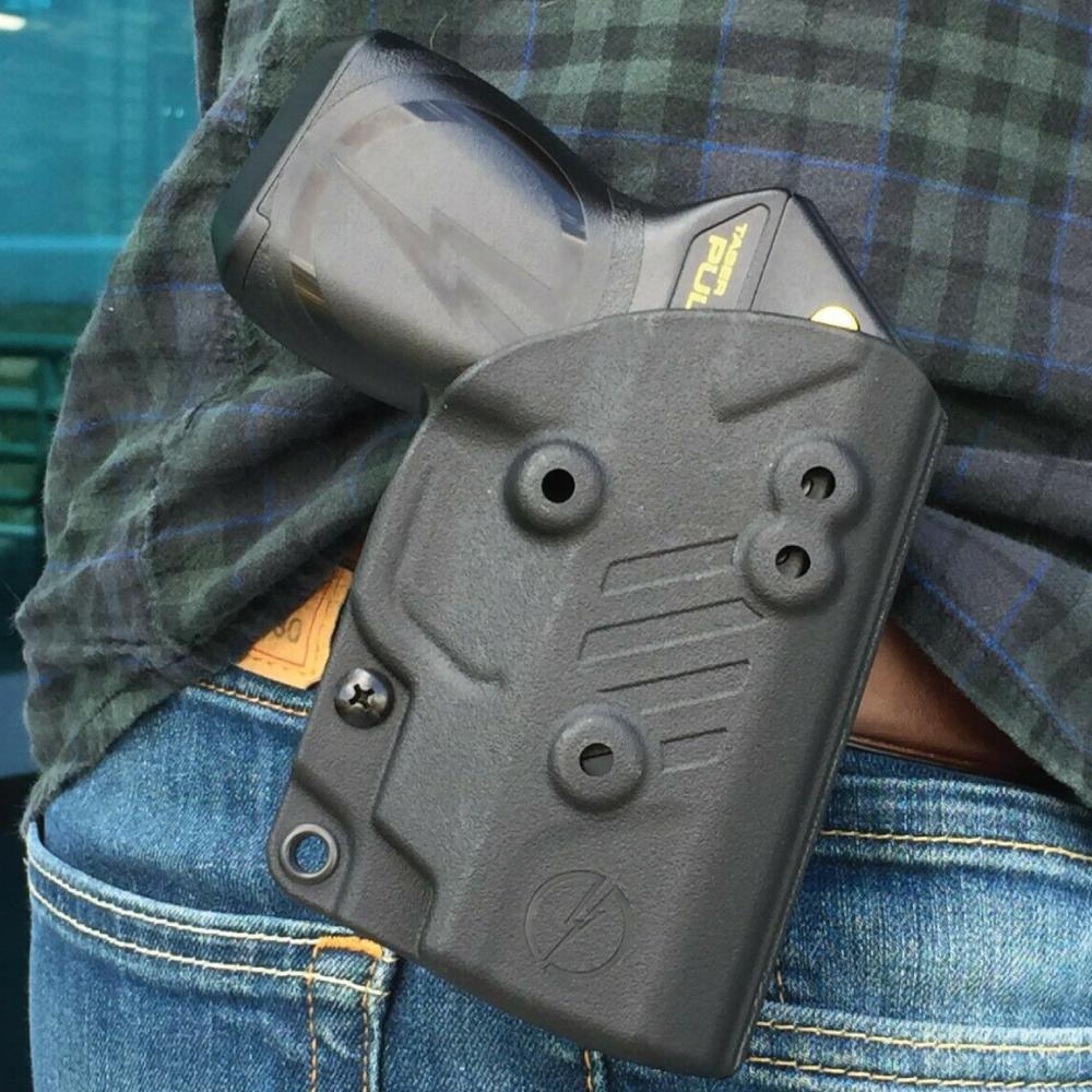 TASER Pulse Holster Outside-the-Waistband (OWB) Holster - Tophatter Daily Deals
