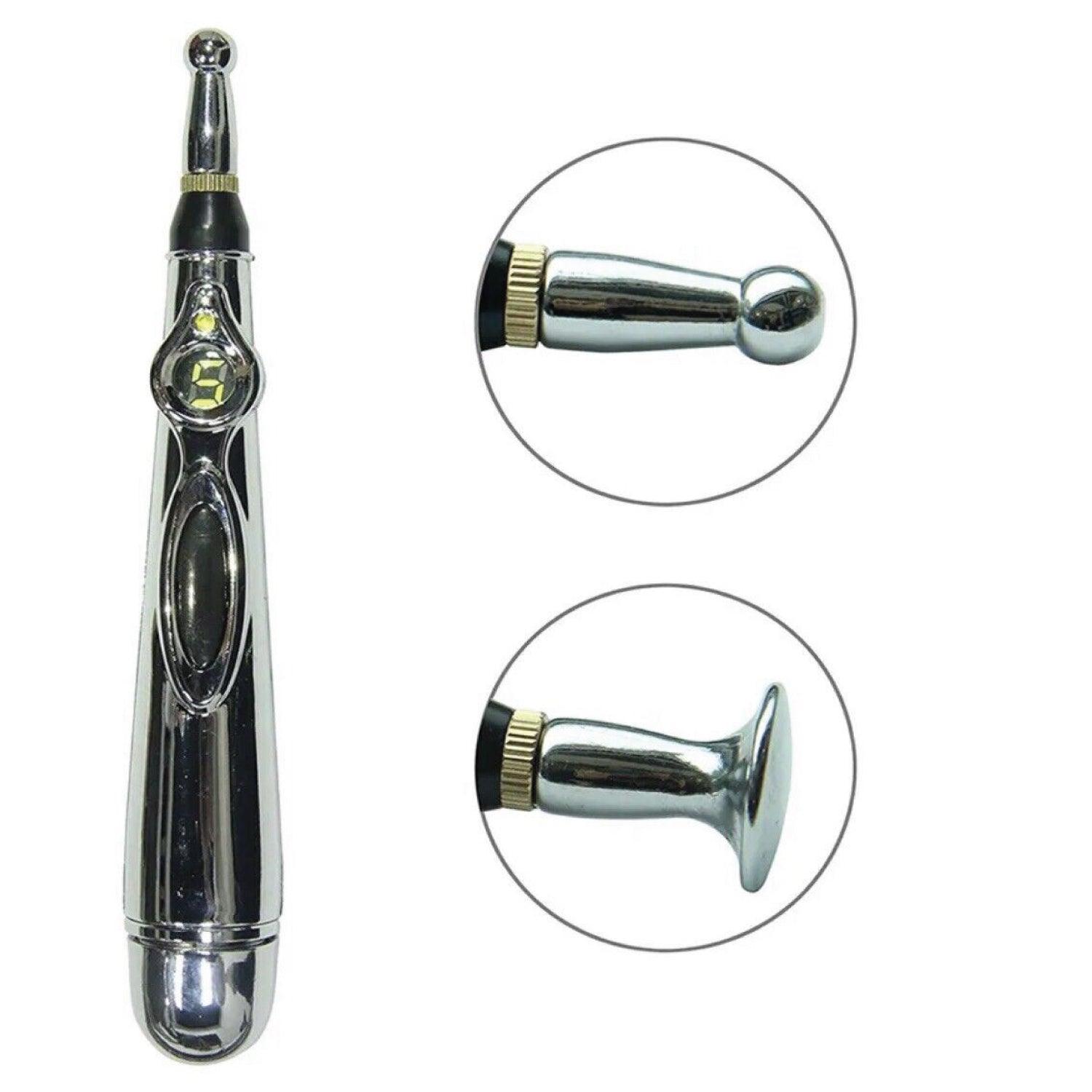 Electronic Acupuncture Pen - Electric Acupuncture Magnet Therapy Heal Massage Meridian Energy Pen Relief Pain Personal Care - Tophatter Daily Deals