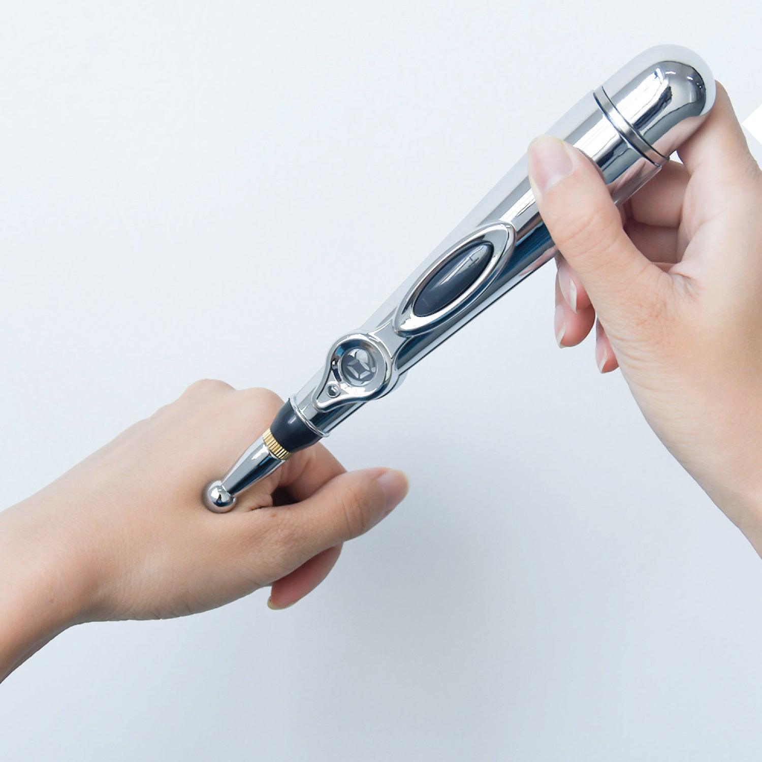 Electronic Acupuncture Pen - Electric Acupuncture Magnet Therapy Heal Massage Meridian Energy Pen Relief Pain Personal Care - Tophatter Daily Deals