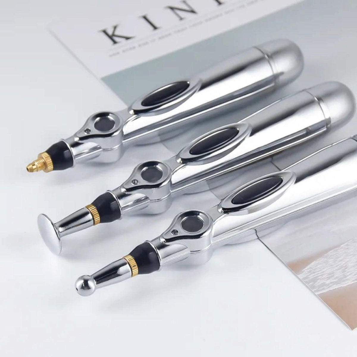 Electronic Acupuncture Pen - Electric Acupuncture Magnet Therapy Heal Massage Meridian Energy Pen Relief Pain Personal Care - Tophatter Daily Deals
