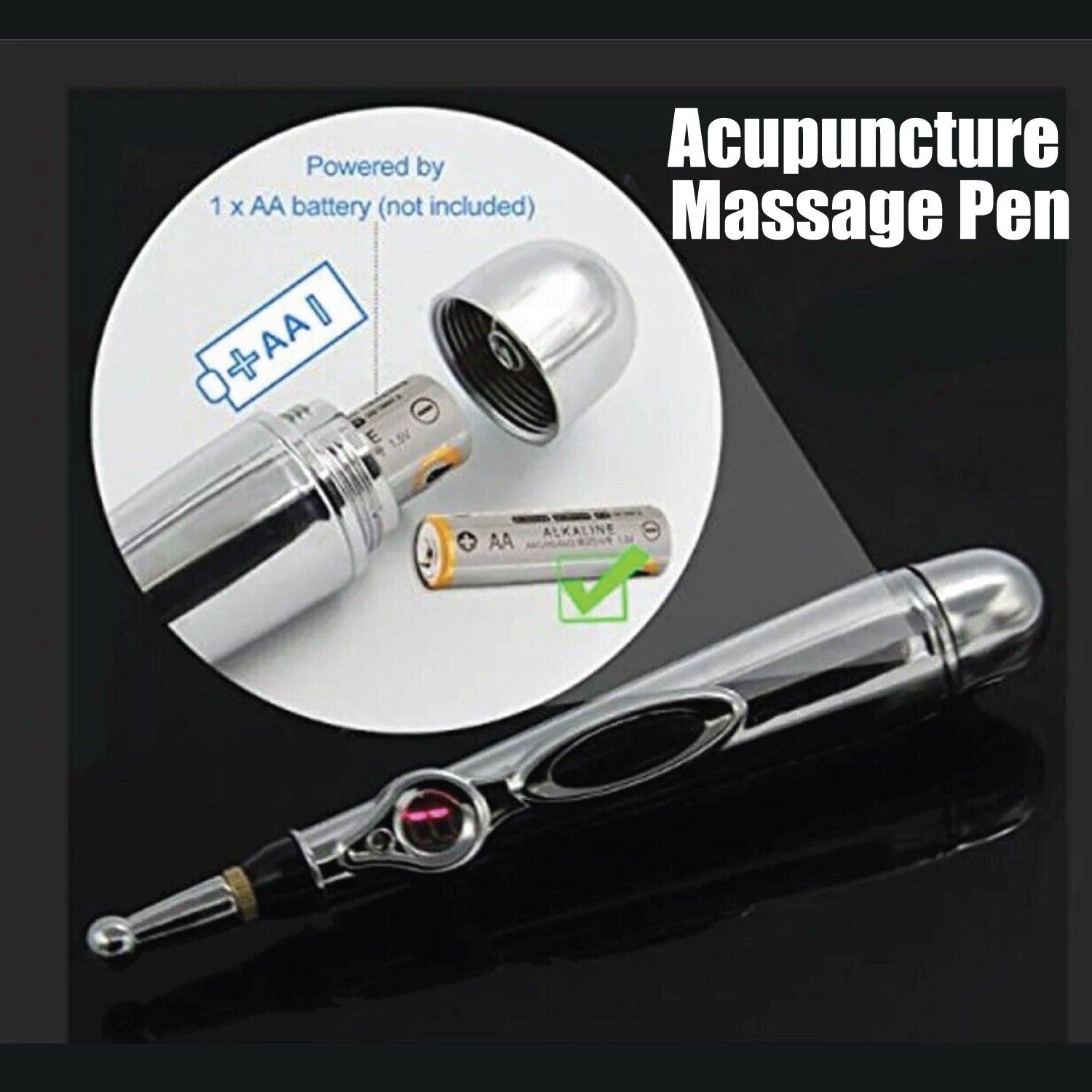 Electronic Acupuncture Pen - Electric Acupuncture Magnet Therapy Heal Massage Meridian Energy Pen Relief Pain Personal Care - Tophatter Daily Deals