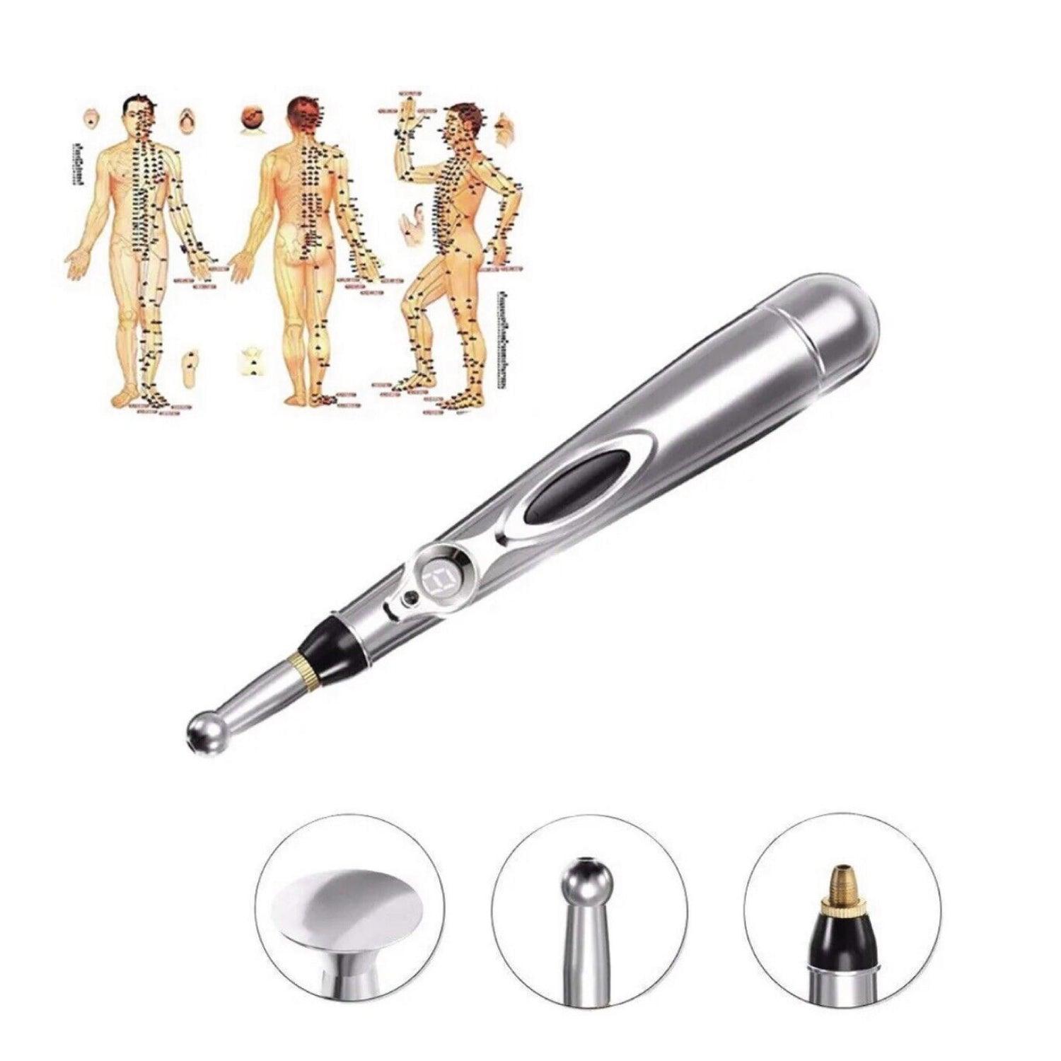 Electronic Acupuncture Pen - Electric Acupuncture Magnet Therapy Heal Massage Meridian Energy Pen Relief Pain Personal Care - Tophatter Daily Deals