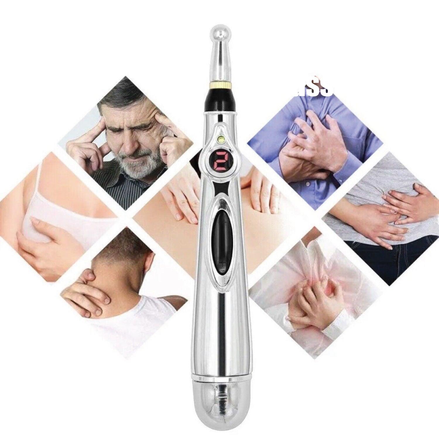 Electronic Acupuncture Pen - Electric Acupuncture Magnet Therapy Heal Massage Meridian Energy Pen Relief Pain Personal Care - Tophatter Daily Deals