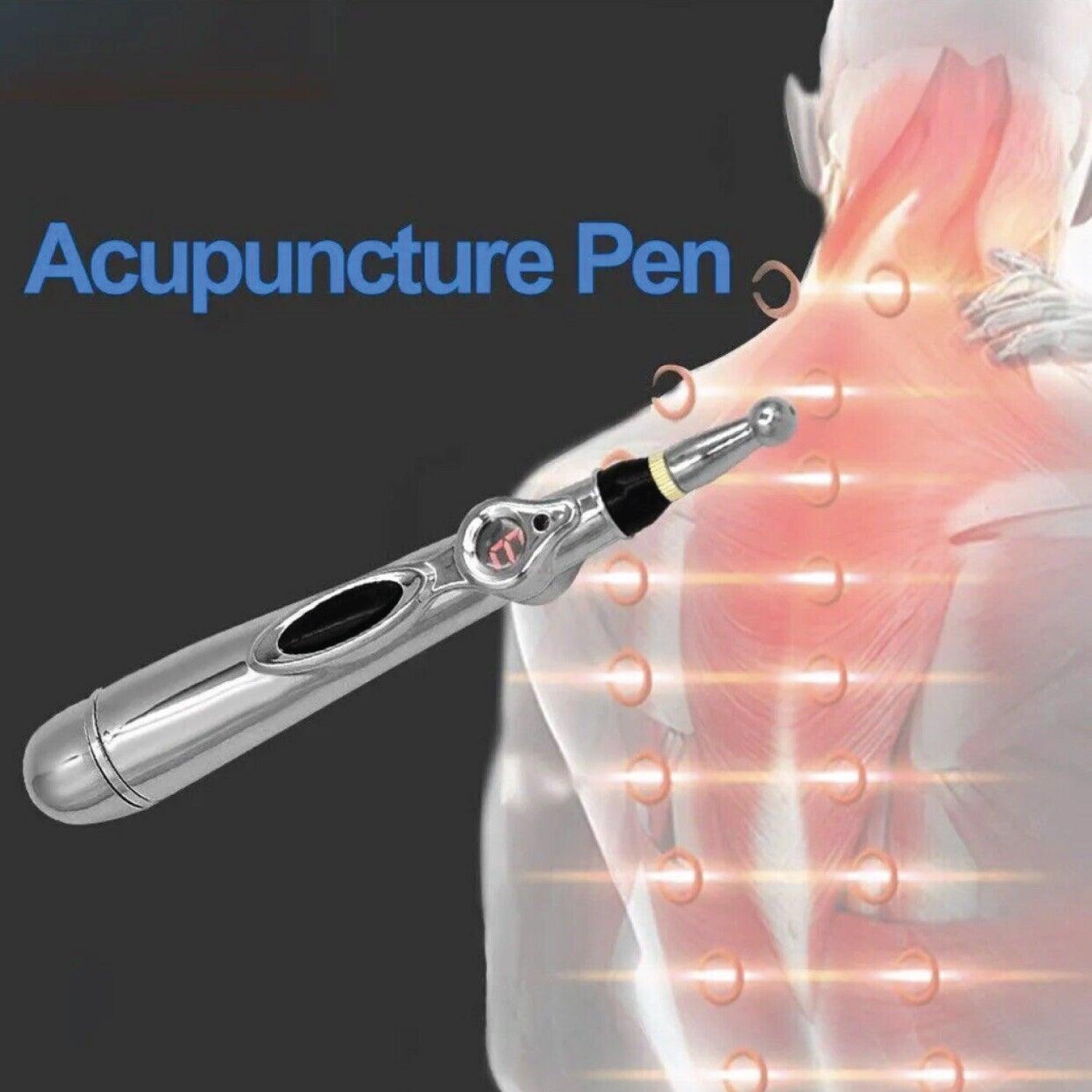 Electronic Acupuncture Pen - Electric Acupuncture Magnet Therapy Heal Massage Meridian Energy Pen Relief Pain Personal Care - Tophatter Daily Deals