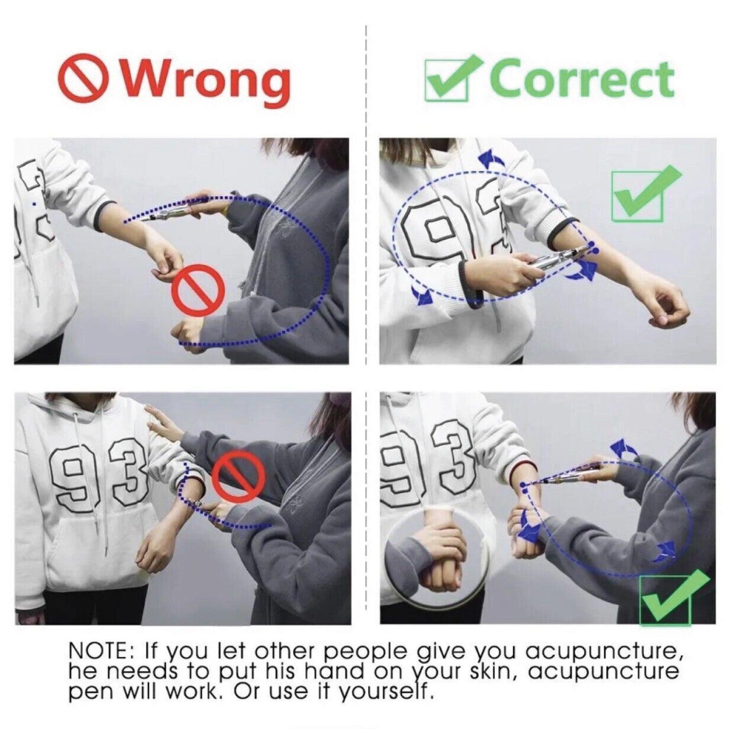 Electronic Acupuncture Pen - Electric Acupuncture Magnet Therapy Heal Massage Meridian Energy Pen Relief Pain Personal Care - Tophatter Daily Deals