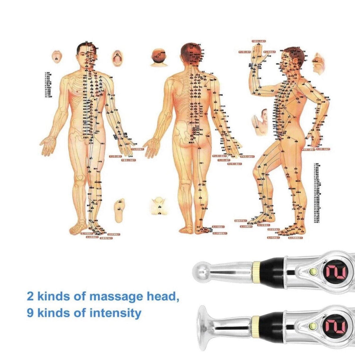Electronic Acupuncture Pen - Electric Acupuncture Magnet Therapy Heal Massage Meridian Energy Pen Relief Pain Personal Care - Tophatter Daily Deals
