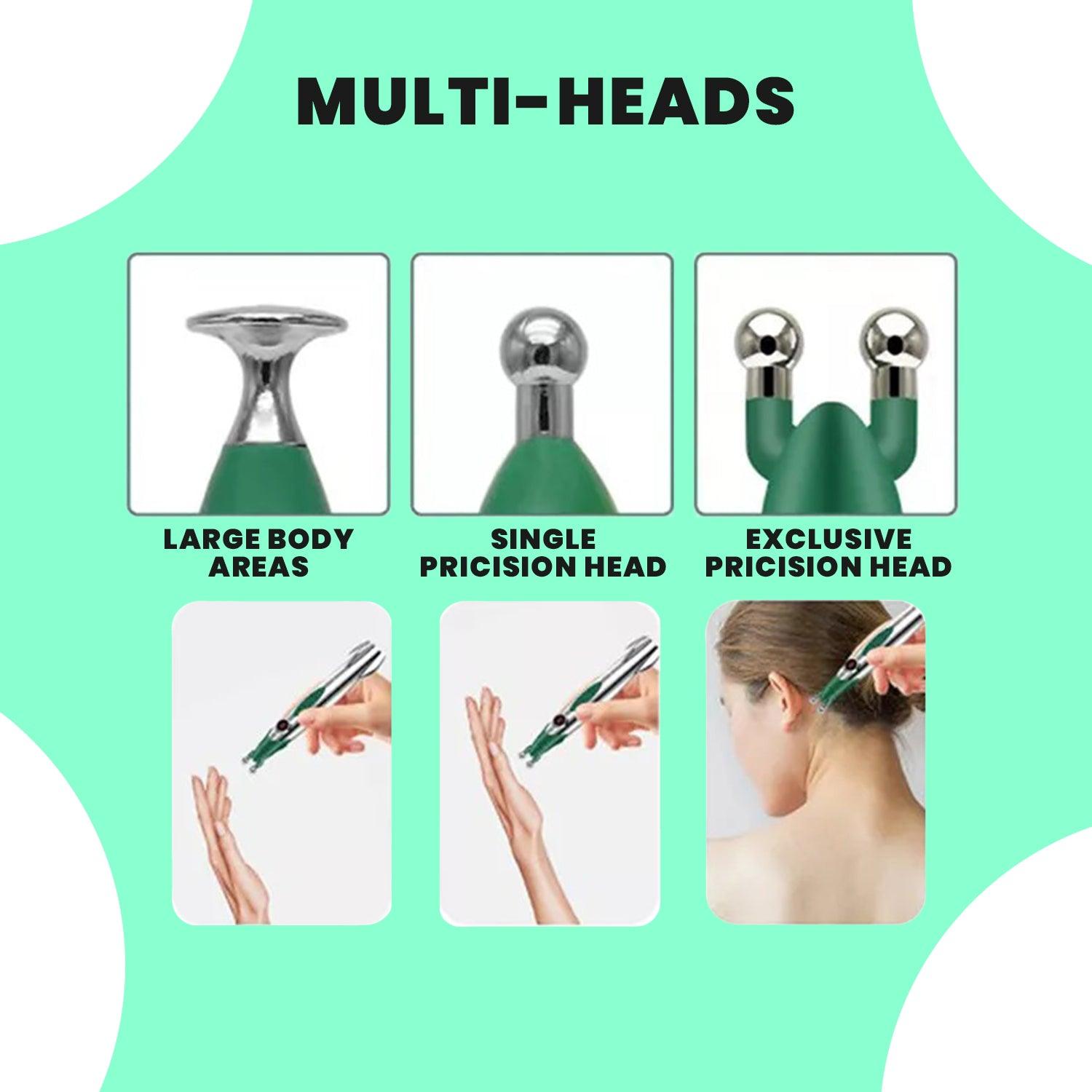 Pain Relief Pen - Acupuncture Pen Muscle Circulation Massage Meridian Body Massager Pain Relief Personal Care - Tophatter Daily Deals