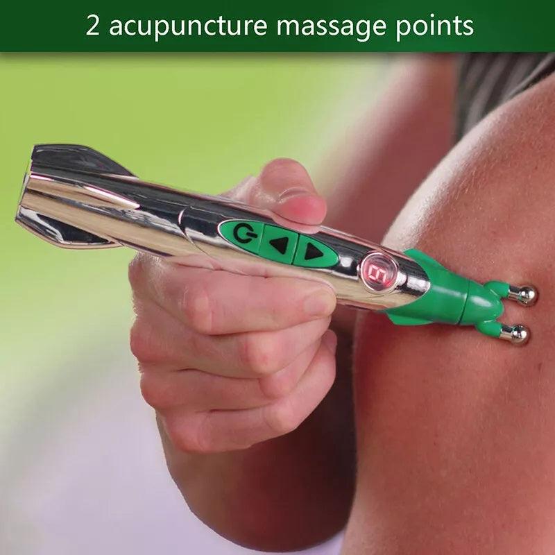 Pain Relief Pen - Acupuncture Pen Muscle Circulation Massage Meridian Body Massager Pain Relief Personal Care - Tophatter Daily Deals