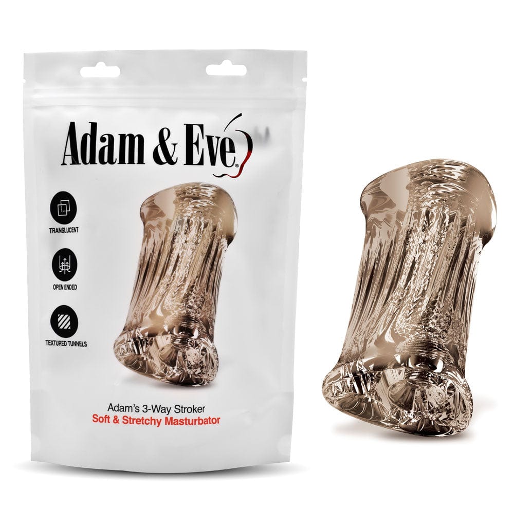 Adam & Eve Adam's 3-Way Stroker – Male Stroker > Sex Toys For Men > Masturbators > Manual - Tophatter Daily Deals