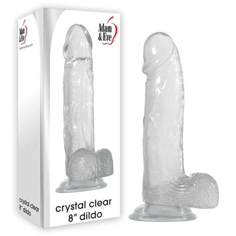 Adam & Eve Crystal 8 Inch Dildo > Dildos > Realistic Dildos - Tophatter Daily Deals