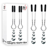 Adam & Eve Eve's Naughty Nipple Clips for Intense Pleasure > Sex Toys > Nipple Clips - Tophatter Daily Deals