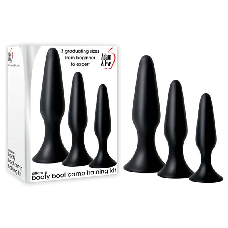 Adam & Eve Silicone Booty Boot Camp Training Kit > Anal Range > Butt Plug Kits - Tophatter Daily Deals