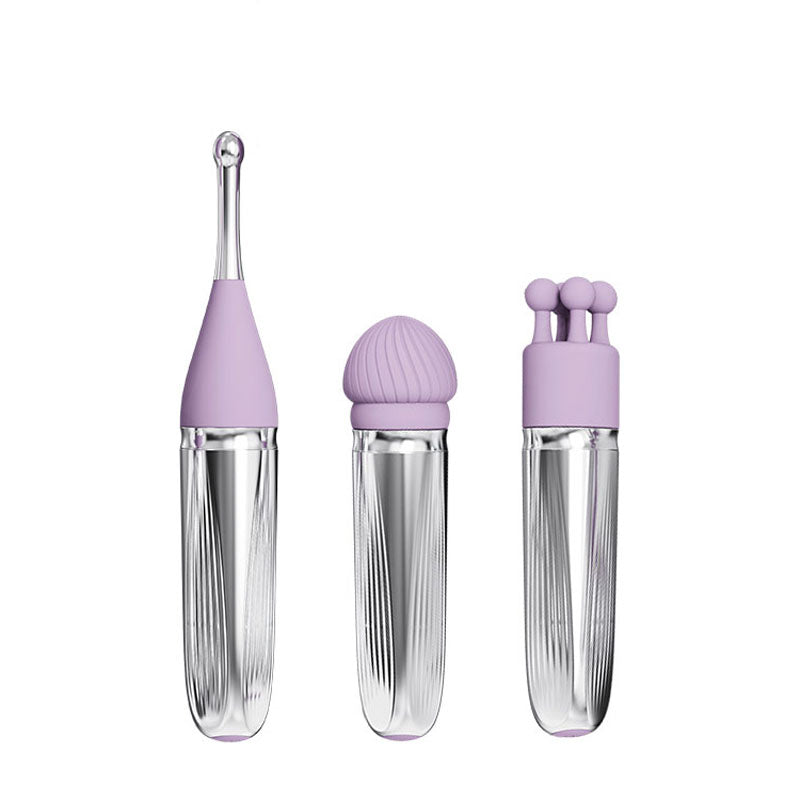 Adam & Eve Sweet Dreams Massager Kit 8 Tips Lavender Rechargeable > Vibrators > Ladies > Clitoral Vibrators and Stimulators - Tophatter Daily Deals