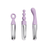 Adam & Eve Sweet Dreams Massager Kit 8 Tips Lavender Rechargeable > Vibrators > Ladies > Clitoral Vibrators and Stimulators - Tophatter Daily Deals