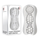 Adam & Eve Triple Chamber Ball Drainer Stroking Toy > Sex Toys For Men > Masturbators > Manual - Tophatter Daily Deals
