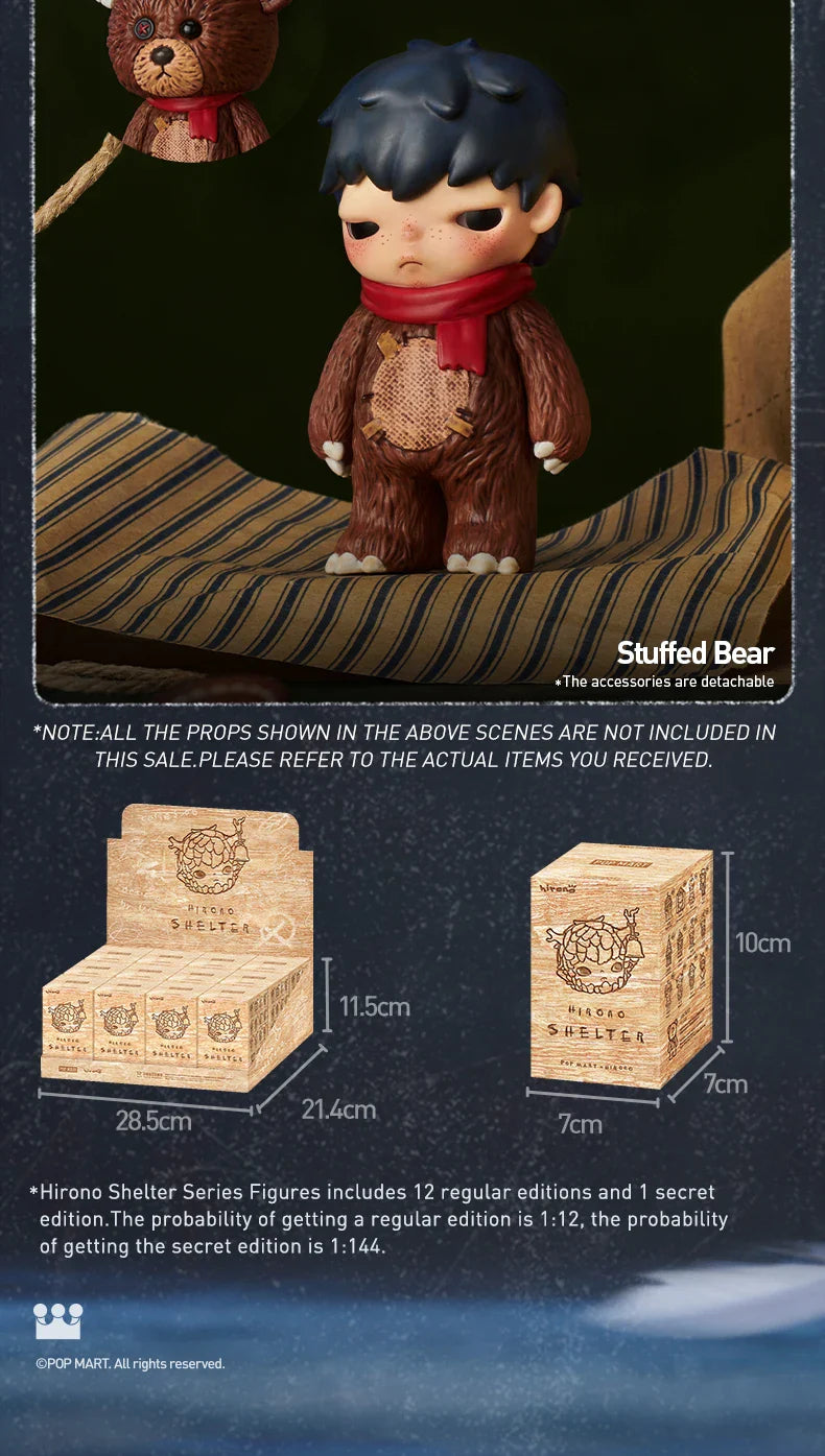 Genuine Pop Mart Hirono Shelter Series Blind Box Action Figure Mythical - Tophatter Daily Deals