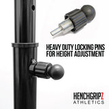 Adjustable Dip Bar - 75CM Parallel Dip Bars Home Gym Exercise Workout Push Pull Up Training Stability Exercise & Fitness - Tophatter Daily Deals