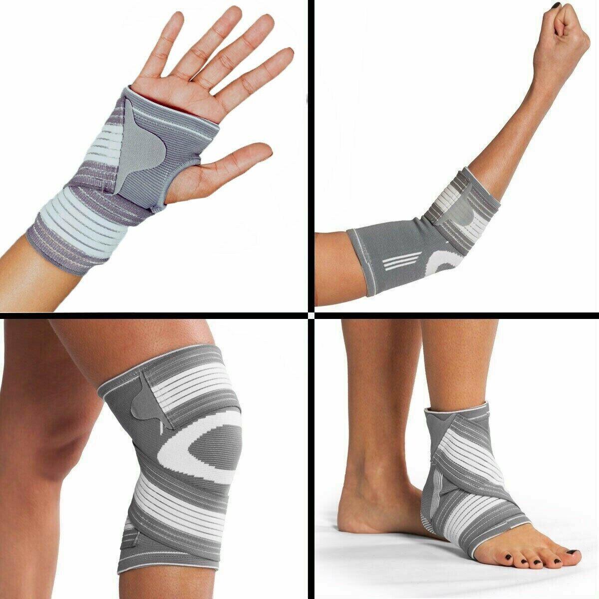 Compression Elastic Bandage - Adjustable Elastic Ankle Brace - Elbow Wrist Compression Support Elastic Bandage Arthritis Exercise & Fitness - Tophatter Daily Deals