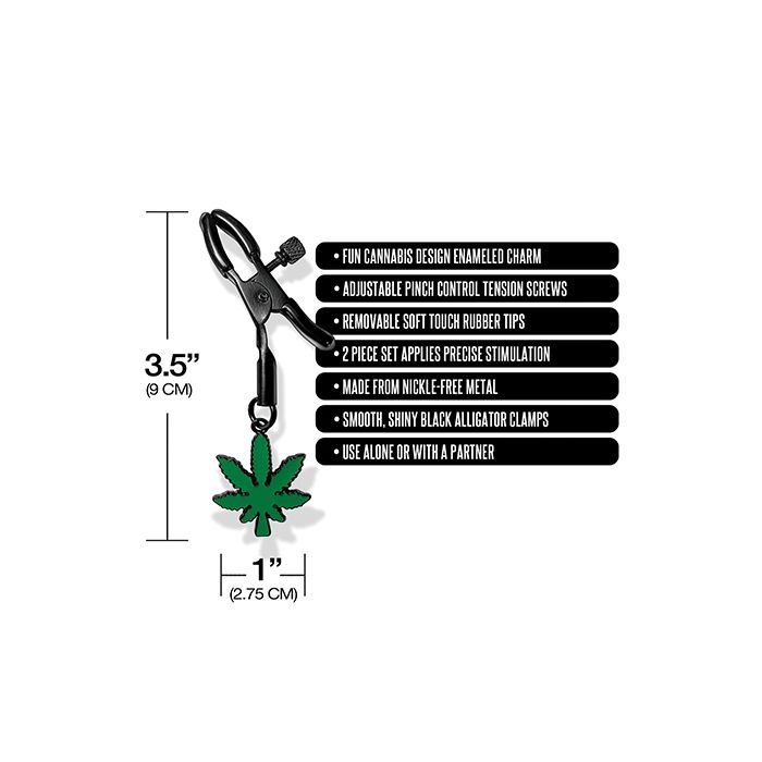 Stoner Vibes Adjustable Nipple Clamps - Tophatter Daily Deals
