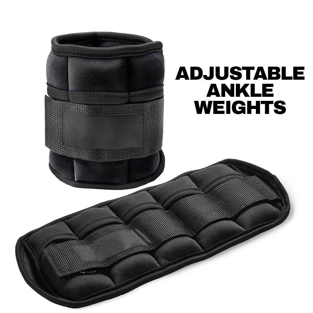 Ankle and Wrist Weights - Ankle Wrist Leg Weights Adjustable Strap Running Fitness Gym Strength Training Exercise & Fitness - Tophatter Daily Deals