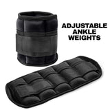 Ankle and Wrist Weights - Ankle Wrist Leg Weights Adjustable Strap Running Fitness Gym Strength Training Exercise & Fitness - Tophatter Daily Deals