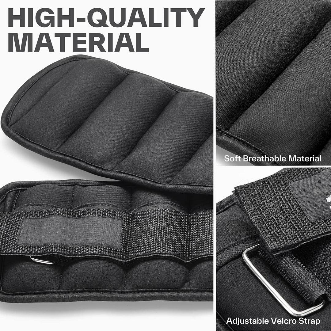 Ankle and Wrist Weights - Ankle Wrist Leg Weights Adjustable Strap Running Fitness Gym Strength Training Exercise & Fitness - Tophatter Daily Deals