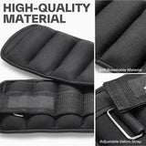 Ankle and Wrist Weights - Ankle Wrist Leg Weights Adjustable Strap Running Fitness Gym Strength Training Exercise & Fitness - Tophatter Daily Deals