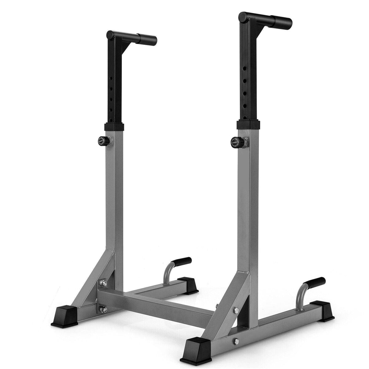 Foldable Dip Bars - Adjustable Dip Stand Multi-function Dip-up Station Heavy-duty Parallel Bars Exercise & Fitness - Tophatter Daily Deals