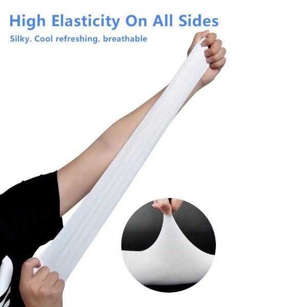 UV Protection Arm Sleeves - Breathable Sun Arm Sleeves, for Summer Sport Running Cycling Climbing Driving Golf Cycling - Tophatter Daily Deals