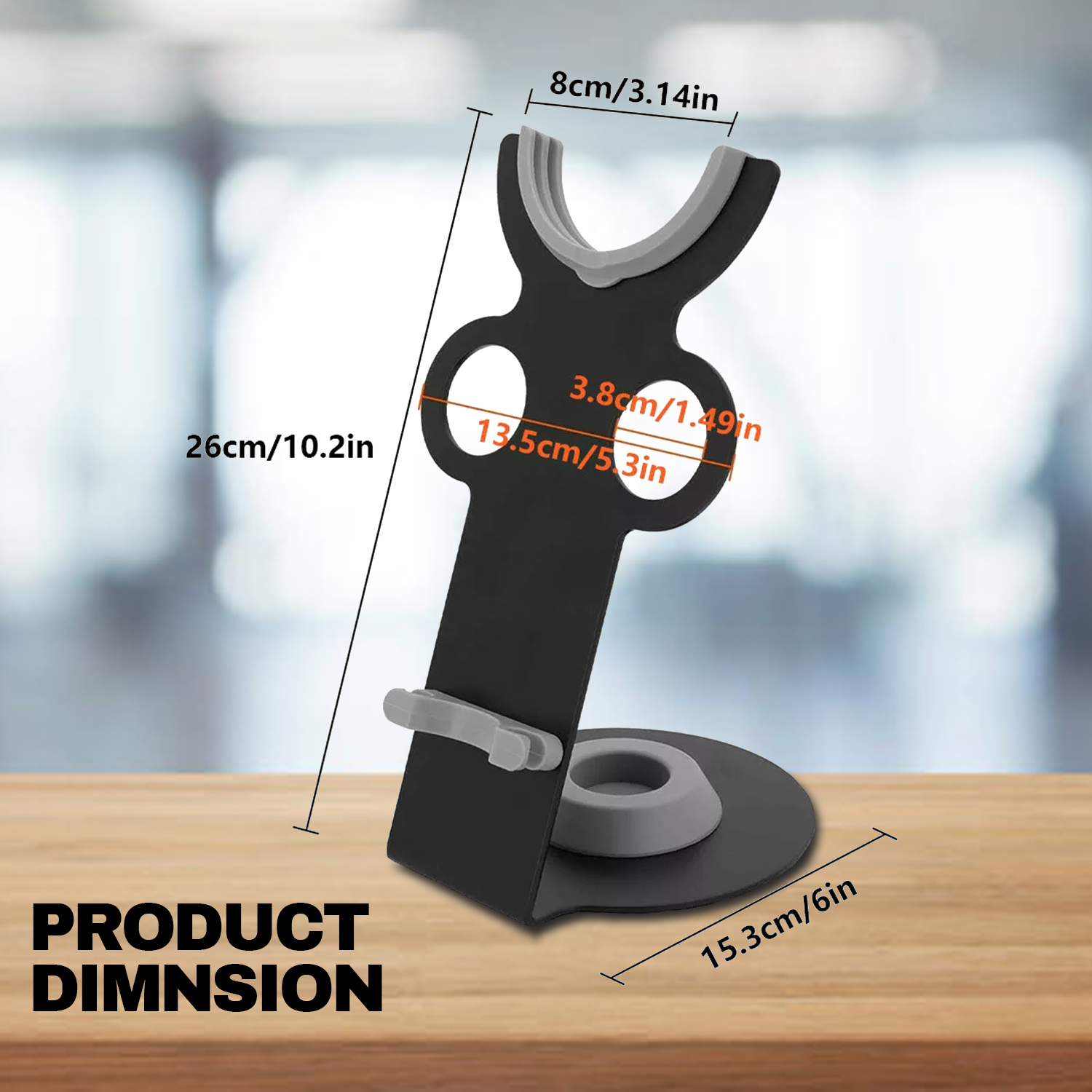 Hair Dryer Stand – Magnetic Hands-Free Holder for Easy Drying & Styling Hair Care - Tophatter Daily Deals